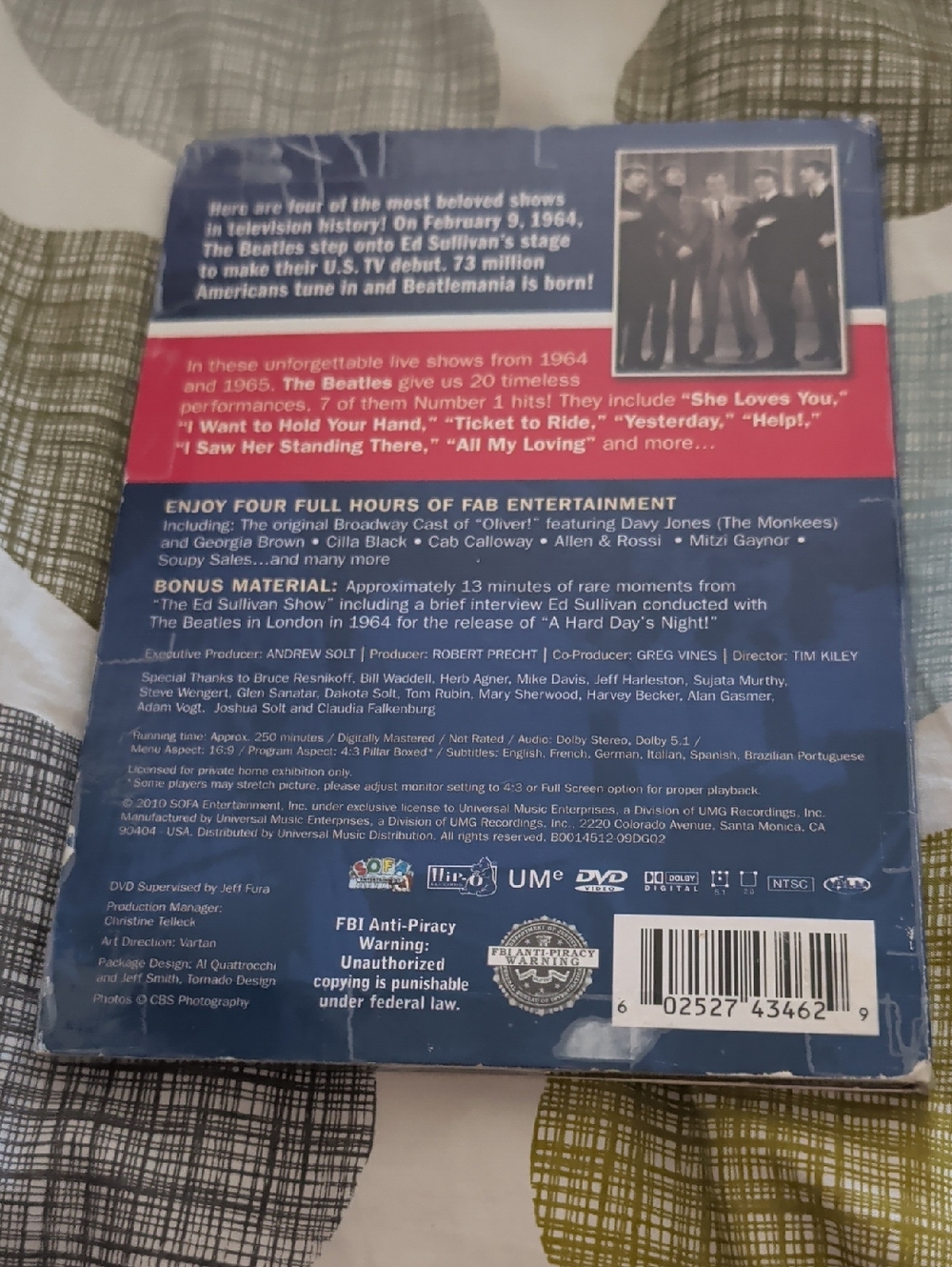 Ed Sullivan Shows: The Beatles - Complete 4 DVD Collection - Picture 2 of 5